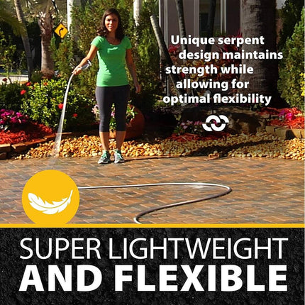 Bionic Steel 304 Stainless Steel Garden Hose Crush Resistant Ultra Lightweight