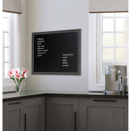 Wall Mounted Black Framed 13x26 Magnetic Chalkboard Writing Board Home Office
