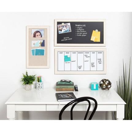 Wall Mounted Black Framed 13x26 Magnetic Chalkboard Writing Board Home Office