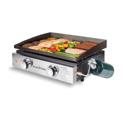 22 Inch Steel Nonstick Black Tabletop Griddle Heavy Duty Cooking Surface