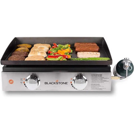 22 Inch Steel Nonstick Black Tabletop Griddle Heavy Duty Cooking Surface