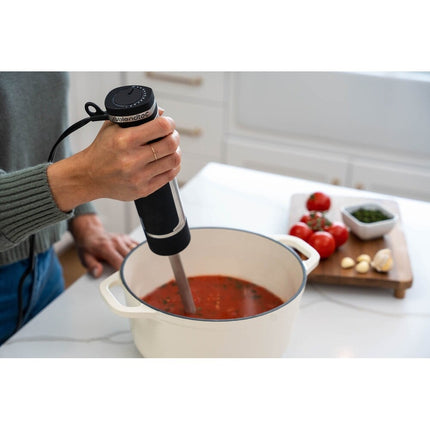 Immersion Blender 10x9x10 Compact Hand Blender for Smooth Mixing Blending