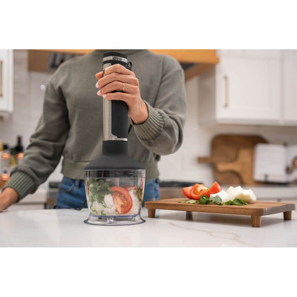 Immersion Blender 10x9x10 Compact Hand Blender for Smooth Mixing Blending