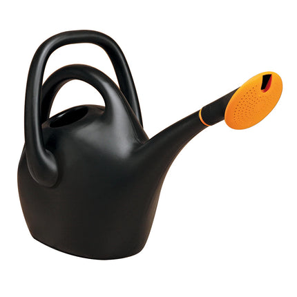 Easy Pour Watering Can 2.6 Gallon Black for Indoor Outdoor Plants