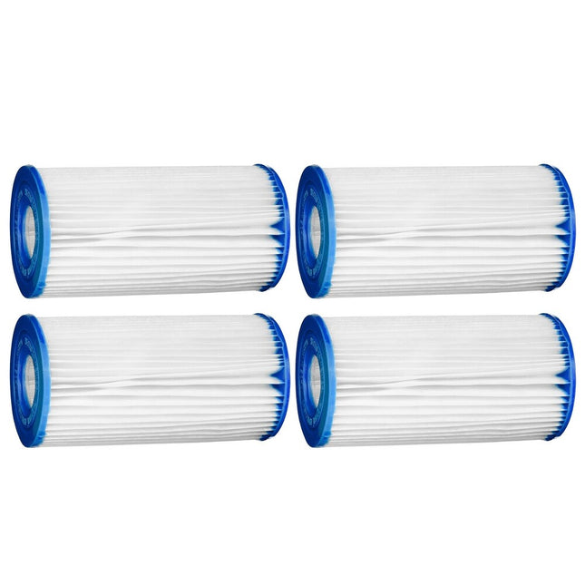 4-Pack 4.13 x 8 Inch Type C Pool Filter Cartridges for Pool Pumps