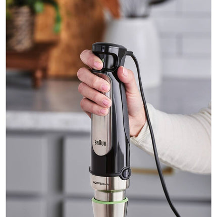 MultiQuick 7 Smart-Speed Hand Blender 500W with Whisk & 1.5-Cup Chopper