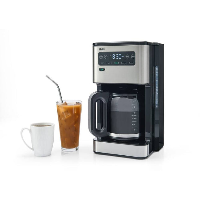 14 Cup Coffee Maker PureFlavor Programmable Drip Coffee Brewer
