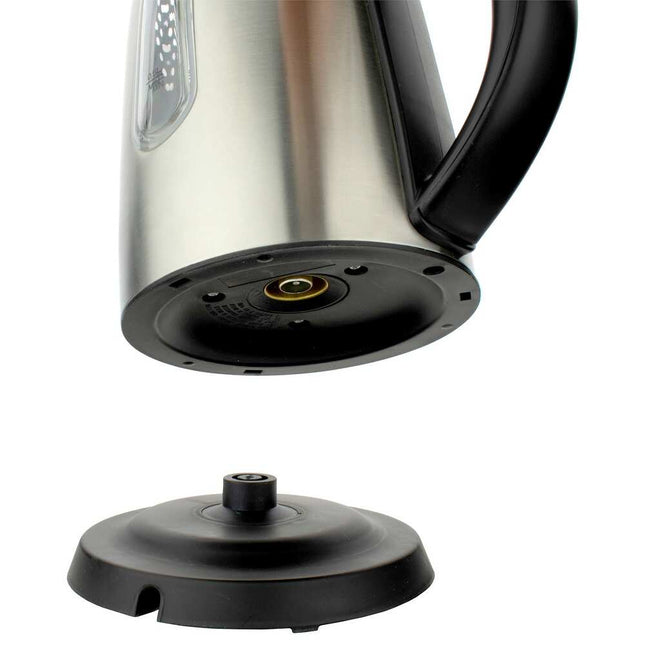 1L Stainless Steel Cordless Electric Kettle Fast Boil Auto Shut-Off BPA Free