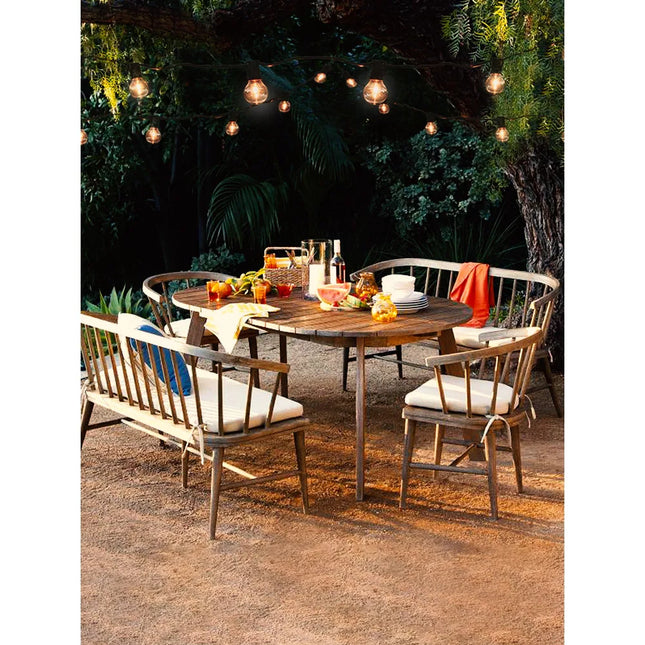 Ambience Pro 12-Light 26 Ft Black LED G40 String Lights, 2700K Soft White