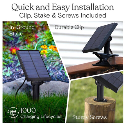 Ambience Pro 12-Light 27 ft Outdoor Solar LED G45 Globe String Lights 2700K