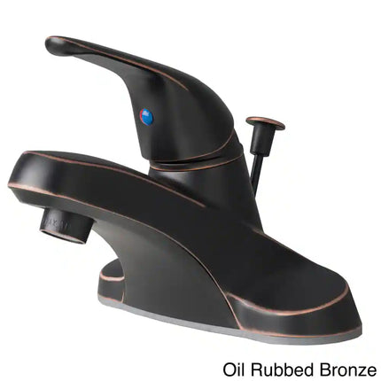 Classic Single Handle Lavatory Faucet – Centerset with Pop-Up Drain