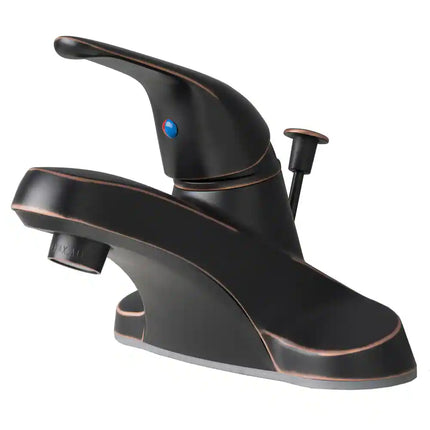 Classic Single Handle Lavatory Faucet – Centerset with Pop-Up Drain