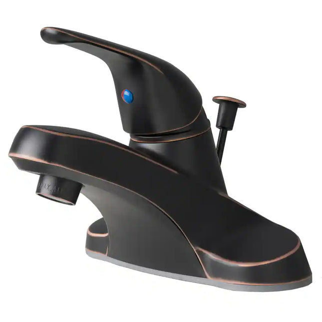 Classic Single Handle Lavatory Faucet – Centerset with Pop-Up Drain