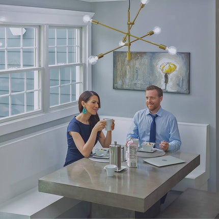 Smart WiFi Connected G25 Clear LED Bulbs by Solana, 2200K–6500K Adjustable