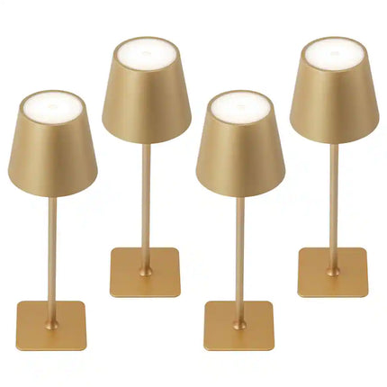 4-Pack LED Cordless Table Lamps – 3CCT Dimmable Portable Lighting