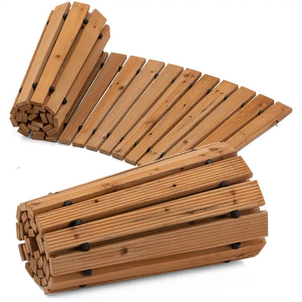 Roll-Out Cedar Garden Pathway – Available in 6, 8, & 12 Ft
