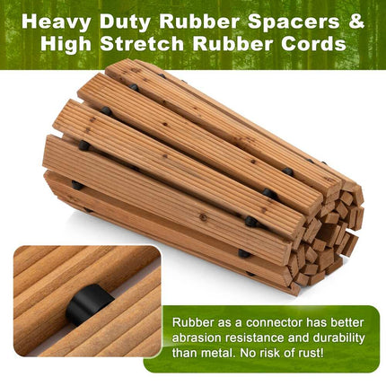 Roll-Out Cedar Garden Pathway – Available in 6, 8, & 12 Ft