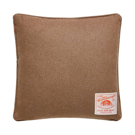 Camp Wandawega Hunting Dog Needlepoint Pillow 14 Inch Square