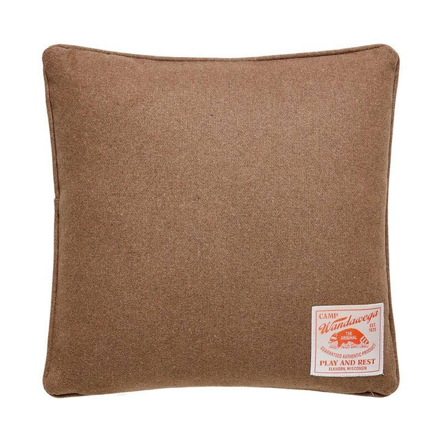 Camp Wandawega Hunting Dog Needlepoint Pillow 14 Inch Square