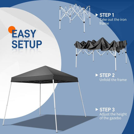 Camping Beach Gazebo Pop Up Canopy Tent Folding Sunshade Outdoor Shelter