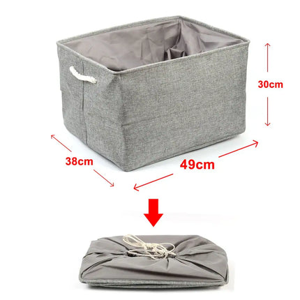 Canvas Toy Bins – Laundry & Clothes Storage, Home Organizer