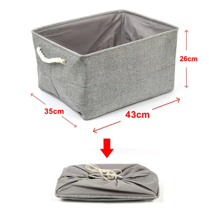 Canvas Toy Bins – Laundry & Clothes Storage, Home Organizer