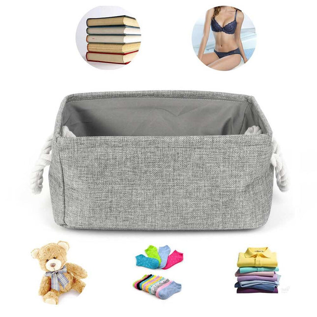 Canvas Toy Bins – Laundry & Clothes Storage, Home Organizer