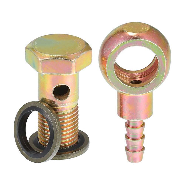 Car Oil Cooler Screw Ball Head Adapter, M12x1.25 Turbo Brake Line Fitting Kit