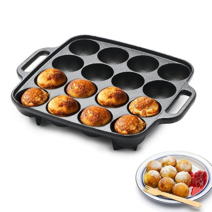 Cast Iron Baking Pan Heavy Duty Oven Safe Bakeware for Cooking