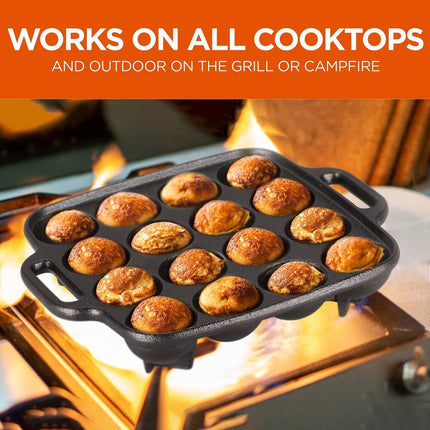 Cast Iron Baking Pan Heavy Duty Oven Safe Bakeware for Cooking