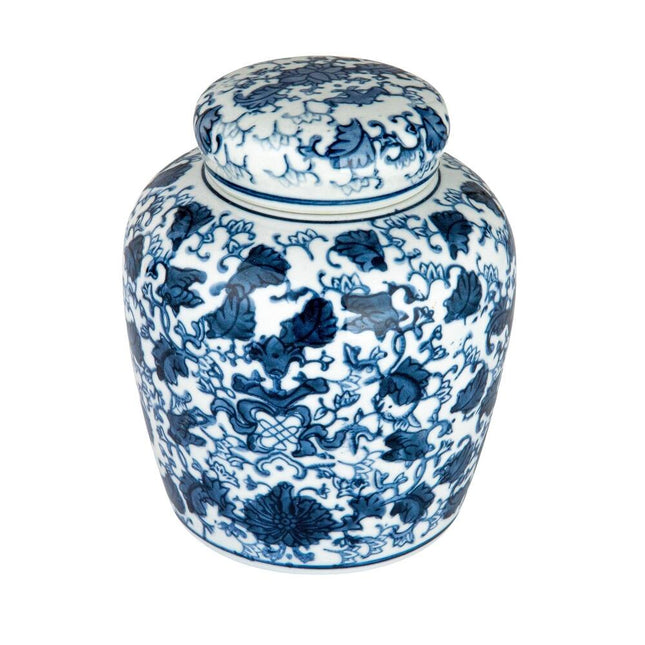 Ceramic Ginger Jar with Lid for Elegant Home Décor and Storage