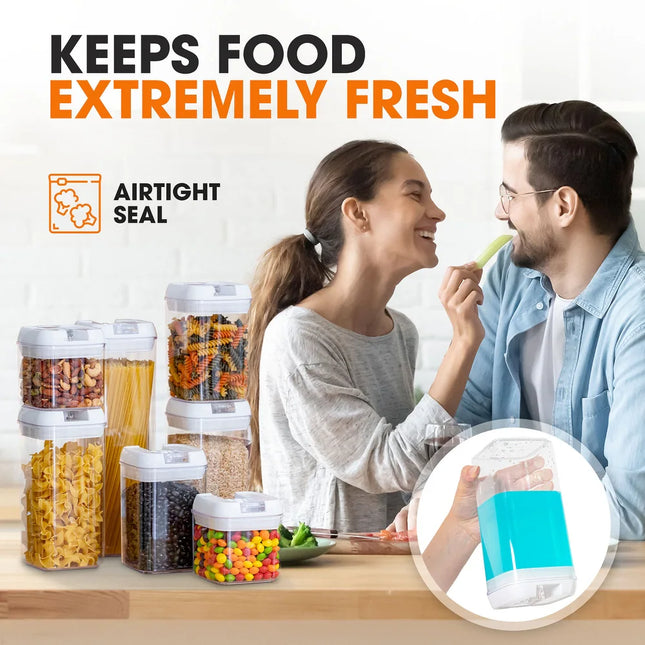 7-Piece Airtight Stackable Food Storage Set – Keep Food Fresh