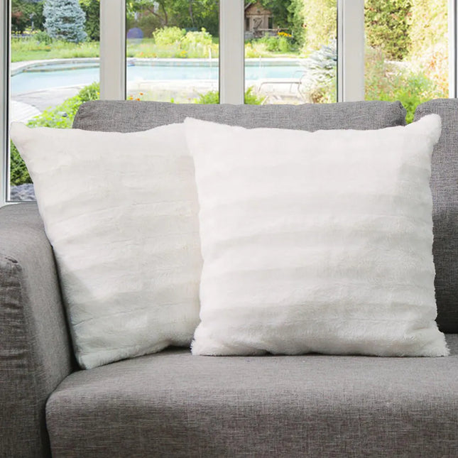 2 Decorative Throw Pillows – Stylish Accent for Couch or Bed
