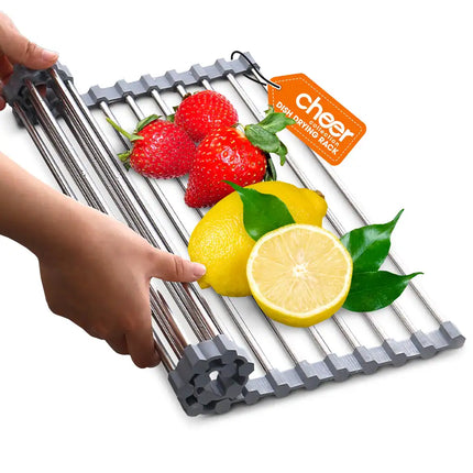 Multipurpose Over-the-Sink Drying Rack – Stainless Steel, Space-Saving