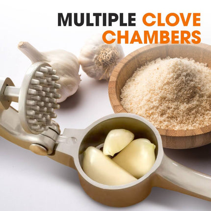 Premium Heavy-Duty Garlic Press – Effortless Crushing & Easy to Clean