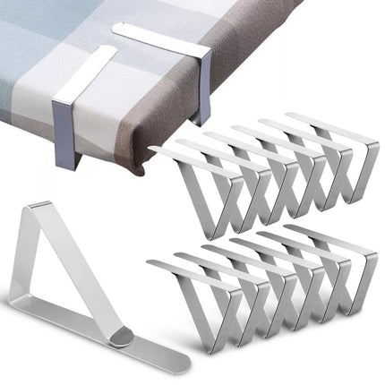 12-Pack Heavy-Duty Tablecloth Clips – Keep Tablecloths in Place