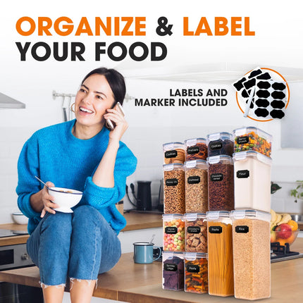 14-Piece Airtight Food Storage Container Set – Keep Food Fresh