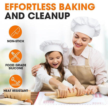 Silicone Baking Mat Nonstick Reusable Oven Liner for Baking and Cooking