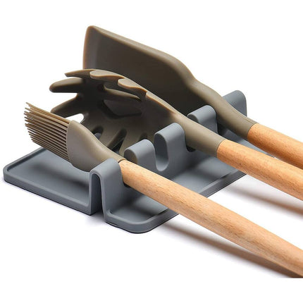 Silicone Utensil Holder Kitchen Counter Organizer Heat Resistant Spoon Holder