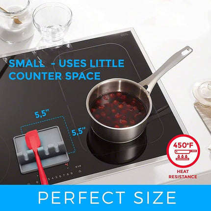Silicone Utensil Holder Kitchen Counter Organizer Heat Resistant Spoon Holder