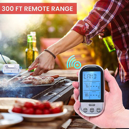 Wireless Digital Food Thermometer with Remote Temperature Monitoring