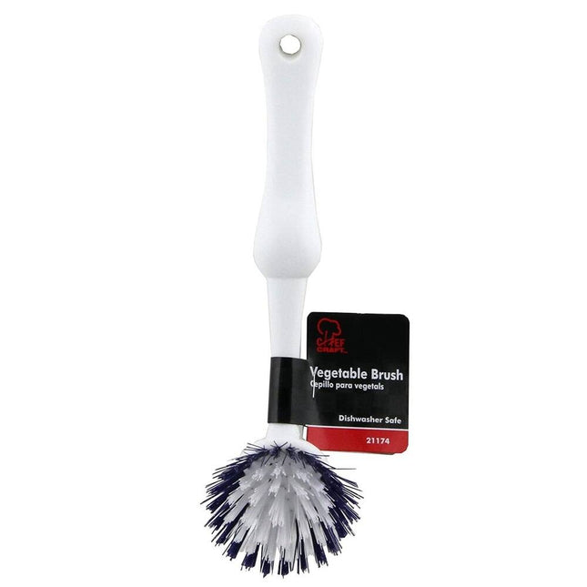 9.5" Vegetable Scrubber Brush & Pan Cleaning Scraper – Kitchen Cleaning Tool