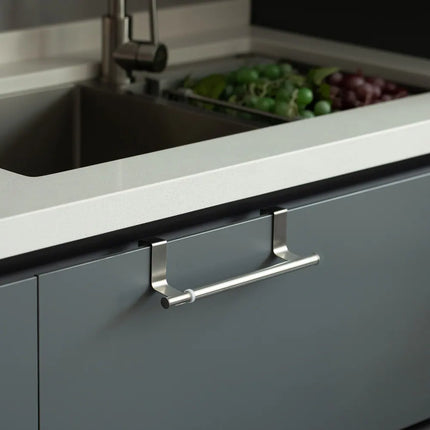 Chrome Over-the-Door Extendable Towel Rack – Kitchen & Bathroom