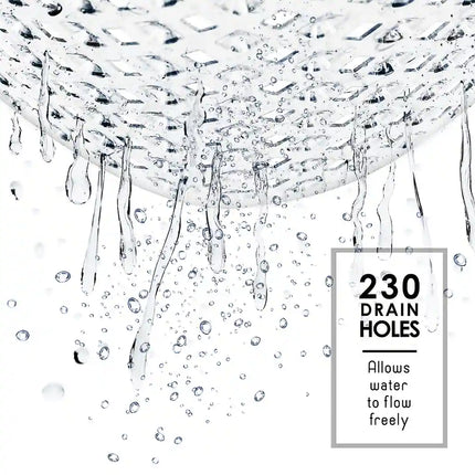 Empyrean Clear Non-Slip Shower Mat Anti-Skid Bathtub Safety Mat