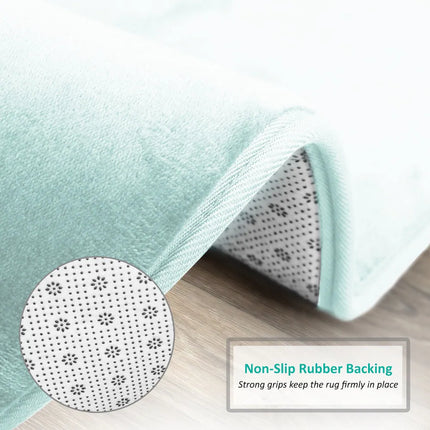 2 Pack Ultra Soft Bathroom Rugs Velvet Memory Foam Non-Slip Bath Mats Set