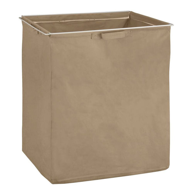 Fabric Hamper with Frame Foldable Laundry Basket for Clothes Storage