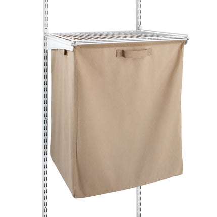 Fabric Hamper with Frame Foldable Laundry Basket for Clothes Storage
