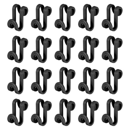 30PCS Clothes Hanger Connector Hooks, ABS Space Saving Closet Organizers