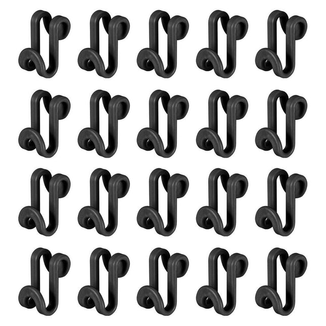 30PCS Clothes Hanger Connector Hooks, ABS Space Saving Closet Organizers