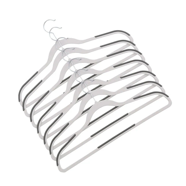Plastic Clothes Hangers – Non-Slip, Space-Saving with Swivel Hook